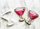 Martini Glass Cookie Cutter/Dishwasher Safe