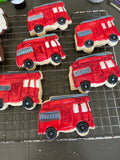Fire Truck Cookie Cutter/Dishwasher Safe