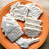 Home Sweet Home Script Cookie Cutter/Dishwasher Safe