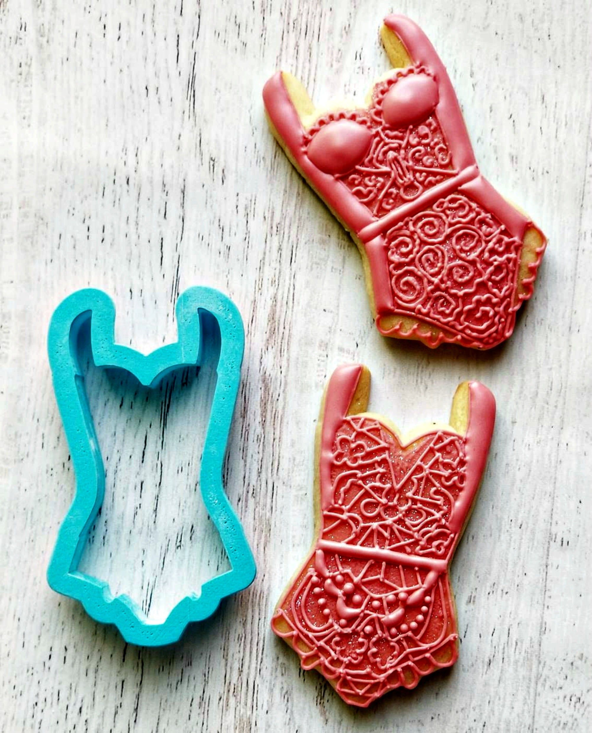 Lingerie/Corset Cookie Cutter/Dishwasher Safe