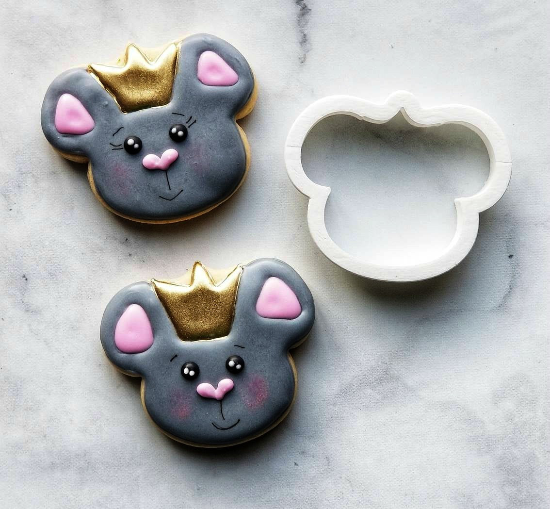 Cute Mouse King Cookie Cutter/Dishwasher Safe