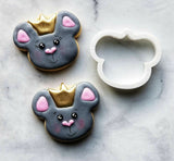 Cute Mouse King Cookie Cutter/Dishwasher Safe