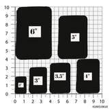 Rounded Rectangle Cookie Cutter/Dishwasher Safe
