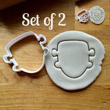 Set of 2 Frankenstein Cookie Cutters/Dishwasher Safe