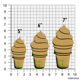 Ice Cream Cone Cookie Cutter/Dishwasher Safe