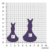 Wedding Dress Cookie Cutter/Dishwasher Safe