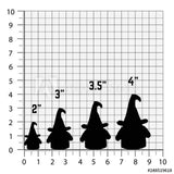 Set of 2 Girl Witch Gnome Cookie Cutters/Dishwasher Safe