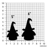 Set of 2 Girl Witch Gnome Cookie Cutters/Dishwasher Safe