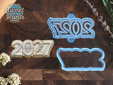 2027 Cookie Cutter & Stamp/Dishwasher Safe
