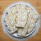 2027 Stacked Cookie Cutter/Dishwasher Safe/Made in the USA