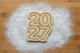 2027 Stacked Cookie Cutter/Dishwasher Safe/Made in the USA