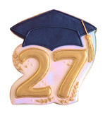 2027 Graduation Hat Cookie Cutter and Press/Dishwasher Safe