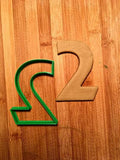 Numbers 2-5-0 Cookie Cutters/Dishwasher Safe