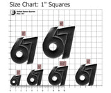 Number 67 Cookie Cutters/Dishwasher Safe