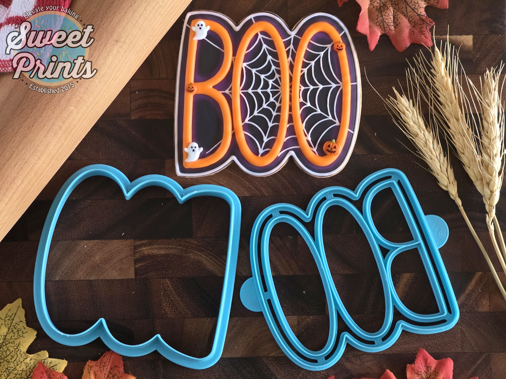 Boo Cookie Cutter and Press/Dishwasher Safe