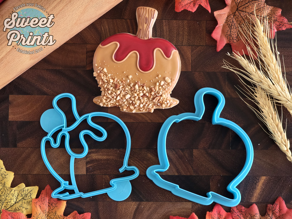 Candy/Caramel Apple Cookie Cutter and Press/Dishwasher Safe