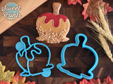 Candy/Caramel Apple Cookie Cutter and Press/Dishwasher Safe