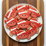 Santa Crab Cookie Cutter/Dishwasher Safe/Christmas in July