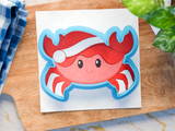 Santa Crab Cookie Cutter/Dishwasher Safe/Christmas in July