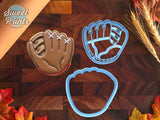Set of 2 Baseball Glove Cookie Cutters/Dishwasher Safe