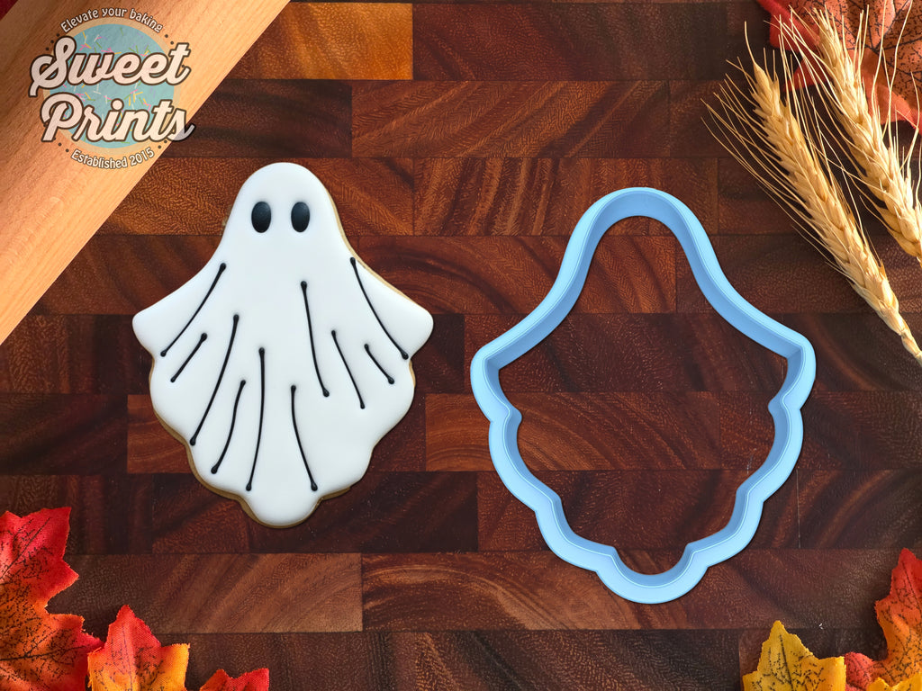 Ghost Wavy Cookie Cutter/Dishwasher Safe