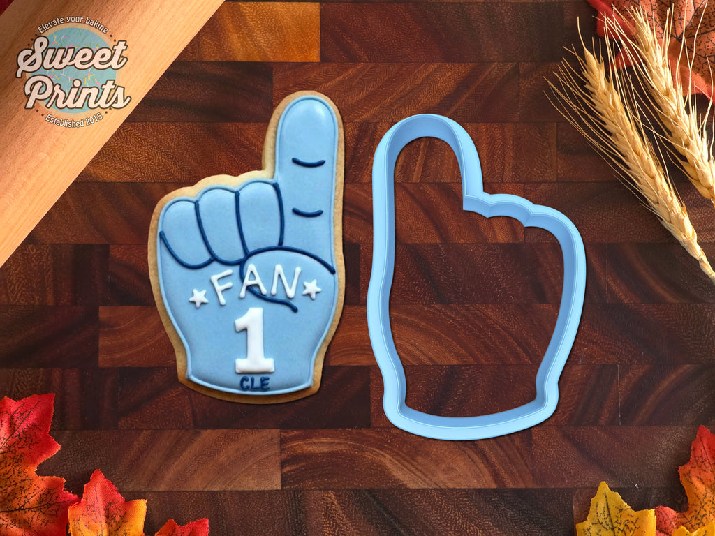 Foam Finger Cookie Cutter/Dishwasher Safe