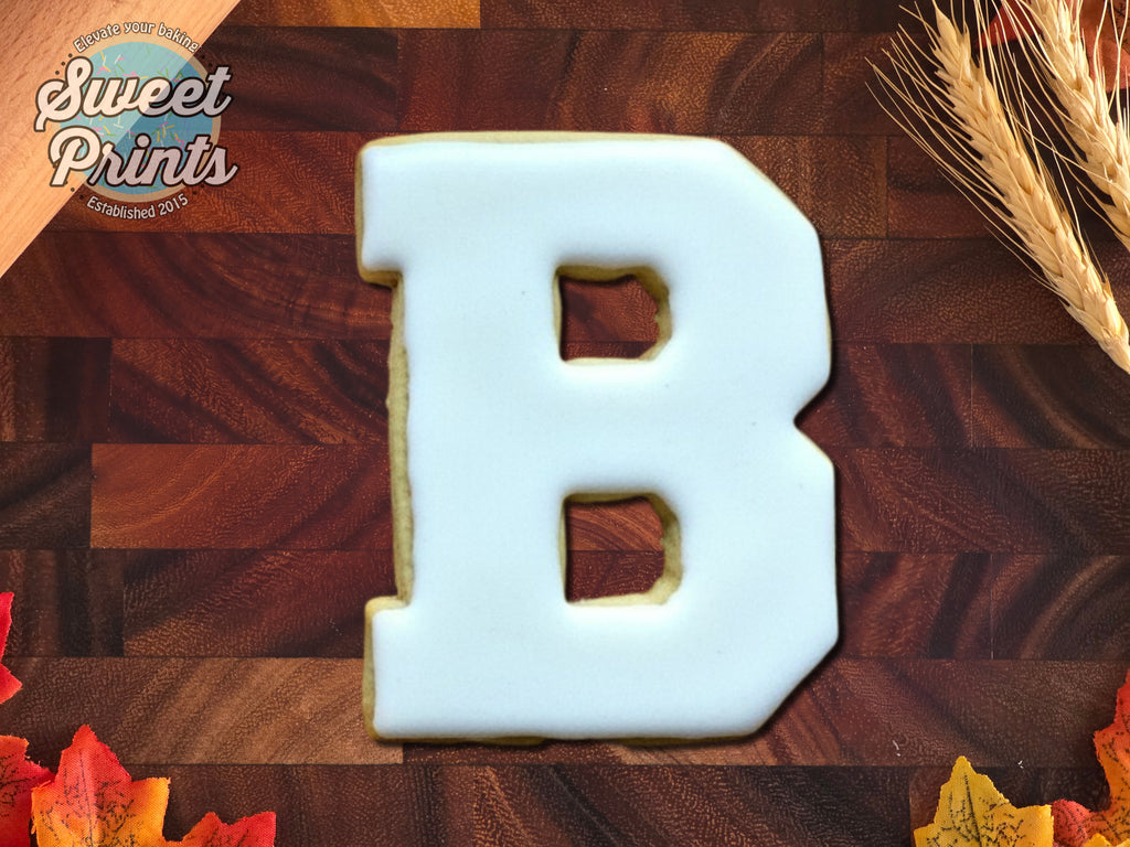Varsity Letter B Cookie Cutter/Dishwasher Safe