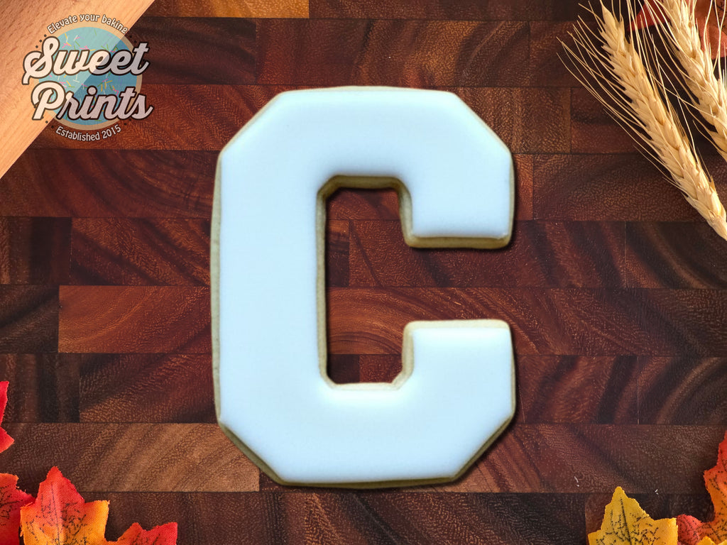 Varsity Letter C Cookie Cutter/Dishwasher Safe