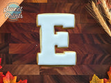 Varsity Letter E Cookie Cutter/Dishwasher Safe