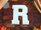 Varsity Letter R Cookie Cutter/Dishwasher Safe