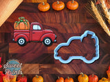 Pumpkin Pickup Truck Cookie Cutter/Dishwasher Safe