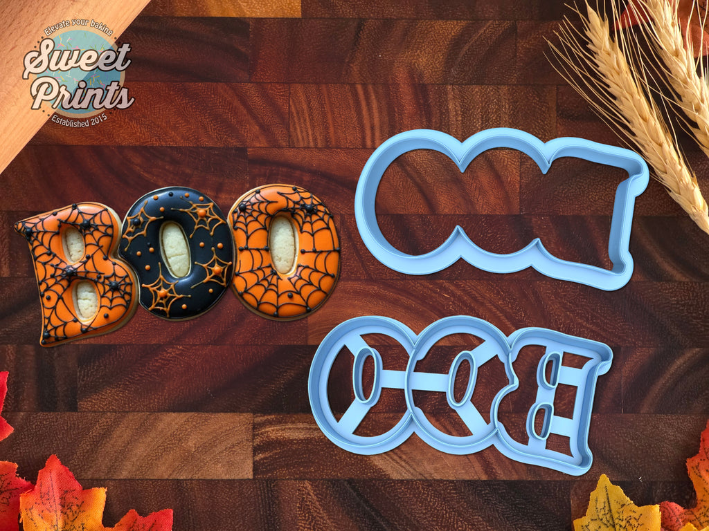 Set of 2 Boo Cookie Cutters/Dishwasher Safe