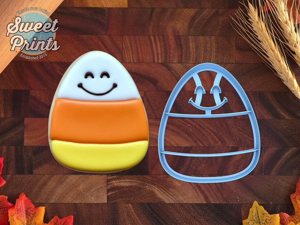 Smiling Candy Corn Cookie Cutter/Dishwasher Safe