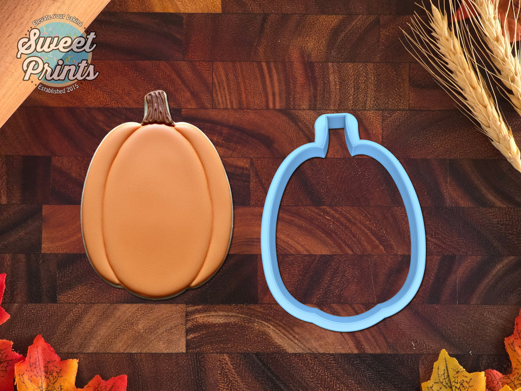 Tall Pumpkin Cookie Cutter/Dishwasher Safe