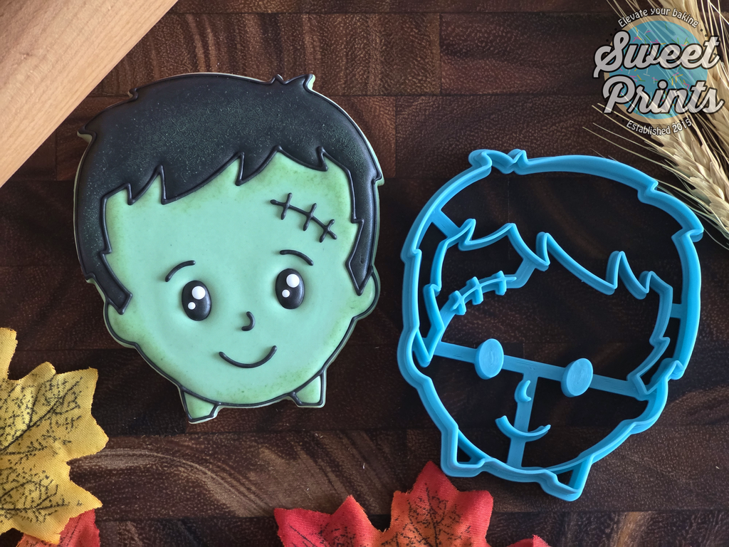 Cute Frankenstein Cookie Cutter/Dishwasher Safe