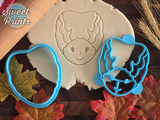 Cute Bride of Frankenstein Cookie Cutter and Press/Dishwasher Safe