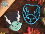 Cute Bride of Frankenstein Cookie Cutter/Dishwasher Safe