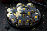 Haunted House with Moon Cookie Cutter/Dishwasher Safe