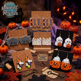 Set of 6 Polymer Clay Halloween Cutters/Clay Earring Shapes/Dishwasher Safe/Multi-Size