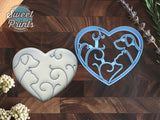 Dog and Cat Heart Cookie Cutter/Dishwasher Safe
