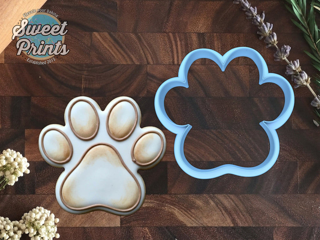 Paw Print Cookie Cutter/Dishwasher Safe
