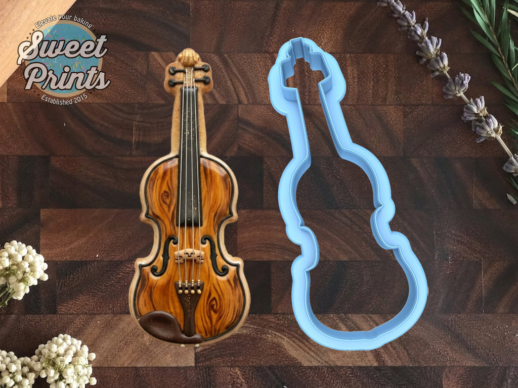 Violin Cookie Cutter/Dishwasher Safe