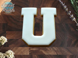 Varsity Letter U Cookie Cutter/Dishwasher Safe