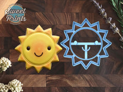Smiling Sun Cookie Cutter/Dishwasher Safe