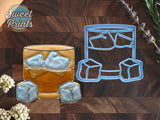 Whiskey Glass Cookie Cutter/Dishwasher Safe