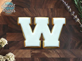 Varsity Letter W Cookie Cutter/Dishwasher Safe