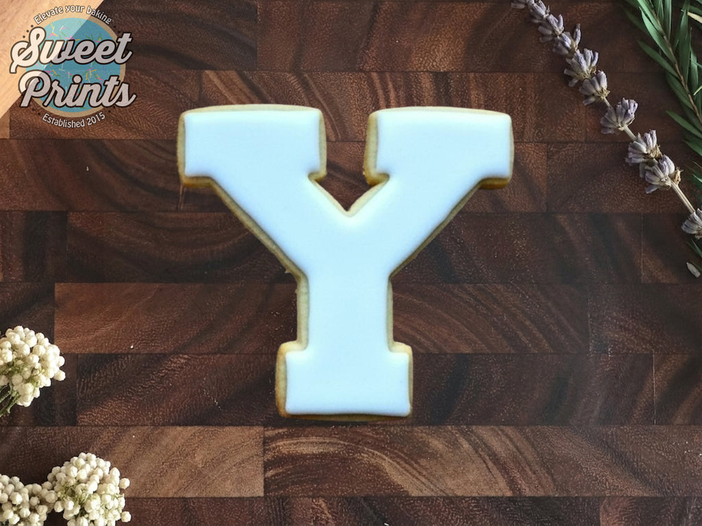 Varsity Letter Y Cookie Cutter/Dishwasher Safe