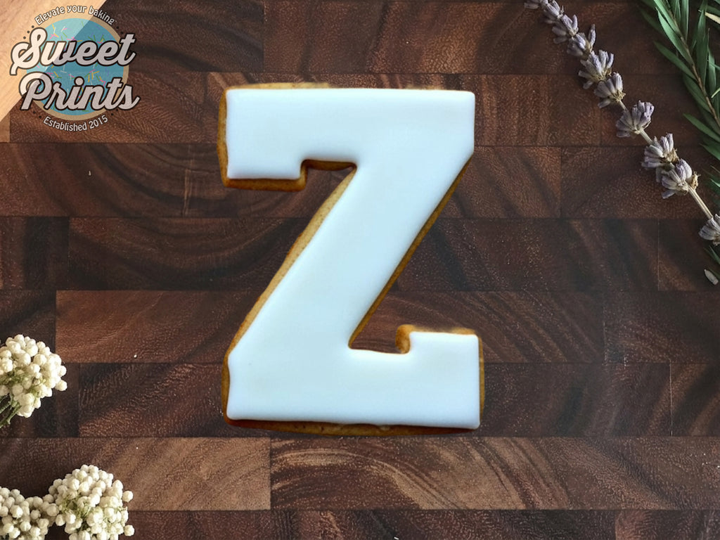 Varsity Letter Z Cookie Cutter/Dishwasher Safe
