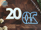 Number 20 Cookie Cutter/Dishwasher Safe