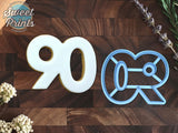 Number 90 Cookie Cutter/Dishwasher Safe